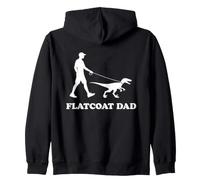 Flat-Coated Retriever Dad Funny Sudadera con Capucha