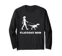Flat-Coated Retriever Mom Funny Manga Larga
