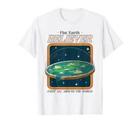 Flat Earth Believer (Gráfico) Camiseta