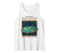 Flat Earth Believer (Gráfico) Camiseta sin Mangas
