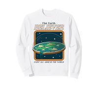 Flat Earth Believer (Gráfico) Sudadera