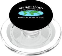 Flat Earth Society - Camiseta con diseño de Globo para Todos los Miembros PopSockets PopGrip para MagSafe