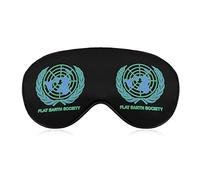 Flat Earth Society Funny Sleep Eye Mask Soft Blindfold Eye Cover con correa ajustable Night Eyeshade para hombres y mujeres