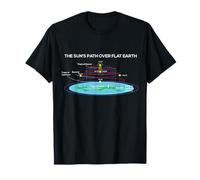 Flat Earth Society Sun's Path Over Flat Earth - Tierra plana Camiseta