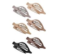 Flat Hair Clip - Diseño francés de, fuerte Hold Barrettes | 6 clips para mujer, pinzas ultraligeras que no se deslizan, que proporcionan un estilo seguro, accesorios para el cabello diarios