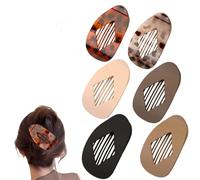 Flat Hair Clips for Women, Curved Design Duckbill Hair Clips for Lying, Driving - Matte Strong Hold Hair Claw Clips for Thin Thick Hair, Hair Accessories for Women and Girls (6PCS)