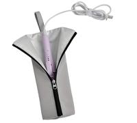 Flat Iron Travel Case, 11,42 x 3,94 x 0,39 pulgadas, organizador de maquillaje resistente al calor, organizador de alisadores de pelo, resistente al polvo, impermeable, de hierro para peluquería