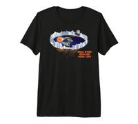 Flat le Earth with Ice Wall Real le Eyes Realize Real Mentiras Camiseta Premium