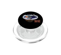 Flat le Earth with Ice Wall Real le Eyes Realize Real Mentiras PopSockets PopGrip para MagSafe