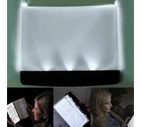 Flat Reading Light - LED Light Wedge Eyes Protect Panel Book Reading Lamp, Battery Wireless Book Night Vision LED Panel Lamp Reading Fashion Portable Perfect Book Light for Reading in Bed
