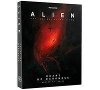 Flat River Group Free League Publishing: Alien RPG: Heart of Darkness - Libro de expansión de tapa dura, libro de reglas de Alien RPG Core o juego de iniciación de RPG alienígena, juego de rol, para 3