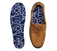 FLAT SOCKS Calcetines invisibles, forro de zapatos sin calcetines, inserto lavable para zapatos descalzos para hombres y mujeres, Seas-The-Day, S