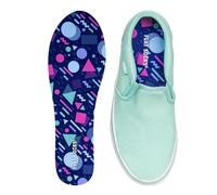 FLAT SOCKS Calcetines invisibles, forro para zapatos sin calcetines, sin deslizamiento, sin apestos, lavable, inserto para zapatos descalzos para hombres y mujeres, Memphis, talla S