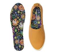 FLAT SOCKS Versión de primavera 2022 para mujer, Bordado floral, S
