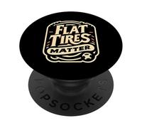 Flat Tires Matter Auto Mechanic Repair Garage ||- PopSockets PopGrip Adhesivo
