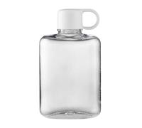 Flat Water Bottle - 21.59 x 38.1inch High-Value Flat Water botles For Girls, 60ml Slim Square Travel Bottle | Travel Flask Mug, Reusable Tritan Pocket for Fitness, Gym, Outdoor Sports