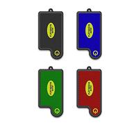 FLATEYE Wink Mini linterna LED, ligera, súper pequeña, súper brillante, linterna estilo llavero (paquete de 4)