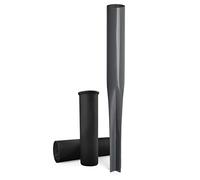 Flatro Estaca giratoria para tendedero - Estaca de metal con recubrimiento en polvo resistente para tendedero giratorio con dos adaptadores de plástico, estaca giratoria para sombrilla - para 32, 40 y