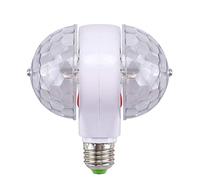 Flatware Disco Ball 6 Color DE Color ROTING LED Bombilla, Luz E27 Etapa for Family Fiestas Cumpleaños DJ KTV Decoración del Club de Pub de Fiesta