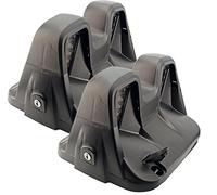 Flauraud Sk-X714 Porta Esquís Magnético Green Valley, 2 Pares Esquies con Antirrob