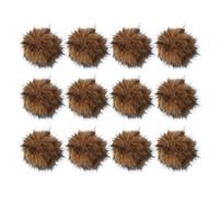 Flauschige Bälle Katzenspielzeug Plüschball Set Bewegungsspielzeug Für Kleintiere | Training Zu Hause Gegen Langeweile Zur Bereicherung Indoor Outdoor Kätzchen Interaktives Jagdspiel Weich