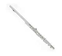 Flauta adultos 17 Agujeros Abiertos Y Cerrados De Doble Propósito E Llave C Flauta Tocando Cobre Niquelado