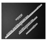 Flauta adultos Flauta De 16 Agujeros De Plata Niquelada De 16 Agujeros E Llave C Flauta De Instrumento Musical Buena