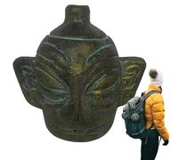 Flauta azteca, silbato azteca más fuerte | Misterio Muerte Azteca Grito Flauta,Halloween Broma Apoyos Gritos Silbato, Instrumento Fuerte Silbato de supervivencia al aire libre Arte Coleccionable