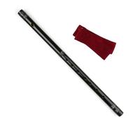 Flauta bambú para principiantes Flauta 7/8 Hon Calidad Instrumento De Viento De Madera De Bambú Hecho A Mano(8 Hong Black)