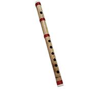 Flauta Bansuri de bambú para principiantes, tecla B, 7 agujeros, flauta de viento de madera, clarinete de bambú, quena, instrumento musical indio, flauta Krishna de 14 pulgadas