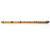 Flauta Bansuri de Nadsadhna, C grave, 91,4 cm, GG, 440, calidad profesional, atada con hilo de nailon, hecha en India