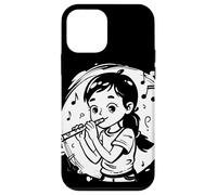 Flauta Chica Cartoon Look Flautista Orquesta Carcasa para iPhone 12 mini