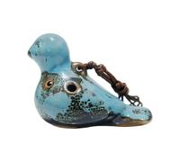 Flauta china de cerámica con 6 agujeros, multitono, fácil de tocar para estudiantes, adultos, niños, aprender música folclórica, ocarina profesional de cerámica