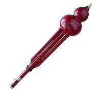 Flauta china hecha a mano Flauta de calabaza， Flauta Hulusi Bajo Clave D Flauta Hulusi ABS Resina Cucurbitácea Instrumento Musical Popular Flauta Profesional China Calabaza