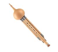 Flauta china hecha a mano Flauta de calabaza， Flauta Hulusi, flauta de calabaza, cucurbitácea, instrumento musical étnico Hulusi chino hecho a mano con estuche(BB key)