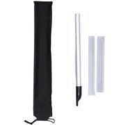 Flauta Clave de C/D 6 Agujeros, Flauta para Estudiantes para Niños Flauta de Aleación Flauta de Clarinete Instrumento de Viento Popular Tradicional para Principiantes Intermedios (Silver D Key)