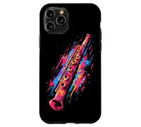 Flauta Color Streetart Flautista Carcasa para iPhone 11 Pro