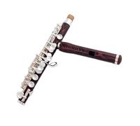 flauta Dalbergia Piccolo C Key Cobre blanco Media flauta Material del cuerpo plateado