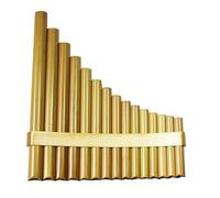 Flauta de 15 tubos, instrumento de viento de bambú hecho a mano para adultos y estudiantes, panpipes ajustables de tono C/G, instrumento musical popular chino