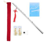 Flauta de Acero Inoxidable G para Adultos, Estilo Retro, 1 Set Color Aleatorio