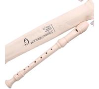 Flauta de agudos soprano de 8 agujeros para principiantes, flauta soprano, flauta de clarinete, flautas descendientes, vertical, fácil de ajustar, instrumento musical