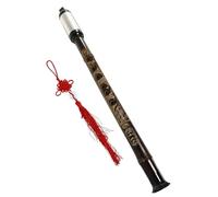 Flauta de bambú Bawu de un solo tubo vertical en Fa Mayor instrumento de viento tradicional de mano Principiantes Flauta Bambú