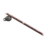 Flauta de bambú Bitter Multi afinada de un solo enchufe de latón para adultos aficionados y principiantes Principiantes Flauta Bambú(F)