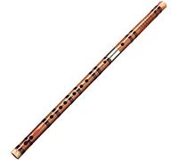 Flauta de bambú chino Dizi principiante adulto cero flauta de instrumento tradicional profesional （C, D, E, F, G Tune）(Color:F)