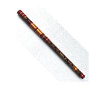 Flauta de bambú de concierto de primera calidad para mano izquierda F # Sharp Mid Fried Bansuri con funda y funda