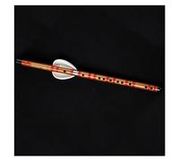Flauta de bambú de estilo antiguo y elegante que toca un instrumento musical que se puede utilizar como decoración Tradicional Flauta De Bambú Instrumento (Color : A)