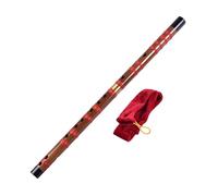 Flauta De Bambú Flauta De Bambú Amargo De Dos Secciones Instrumento De Viento Nacional De Latón De Un Solo Inserto(C Key)