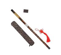 Flauta de Bambú Flauta De Bambú De Calidad De Bambú Amargo Instrumentos Musicales Tradicionales Chinos Transversales(Key D)