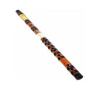 Flauta de Bambú Flauta De Bambú Dizi Tecla C Tecla D Tecla E Tecla F Tecla G Instrumento De Flautas Transversales De Dos Secciones(E Key)