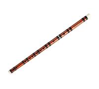 Flauta De Bambú Flauta de bambú profesional que toca el instrumento dos secciones con el cordón negro (Color : E)